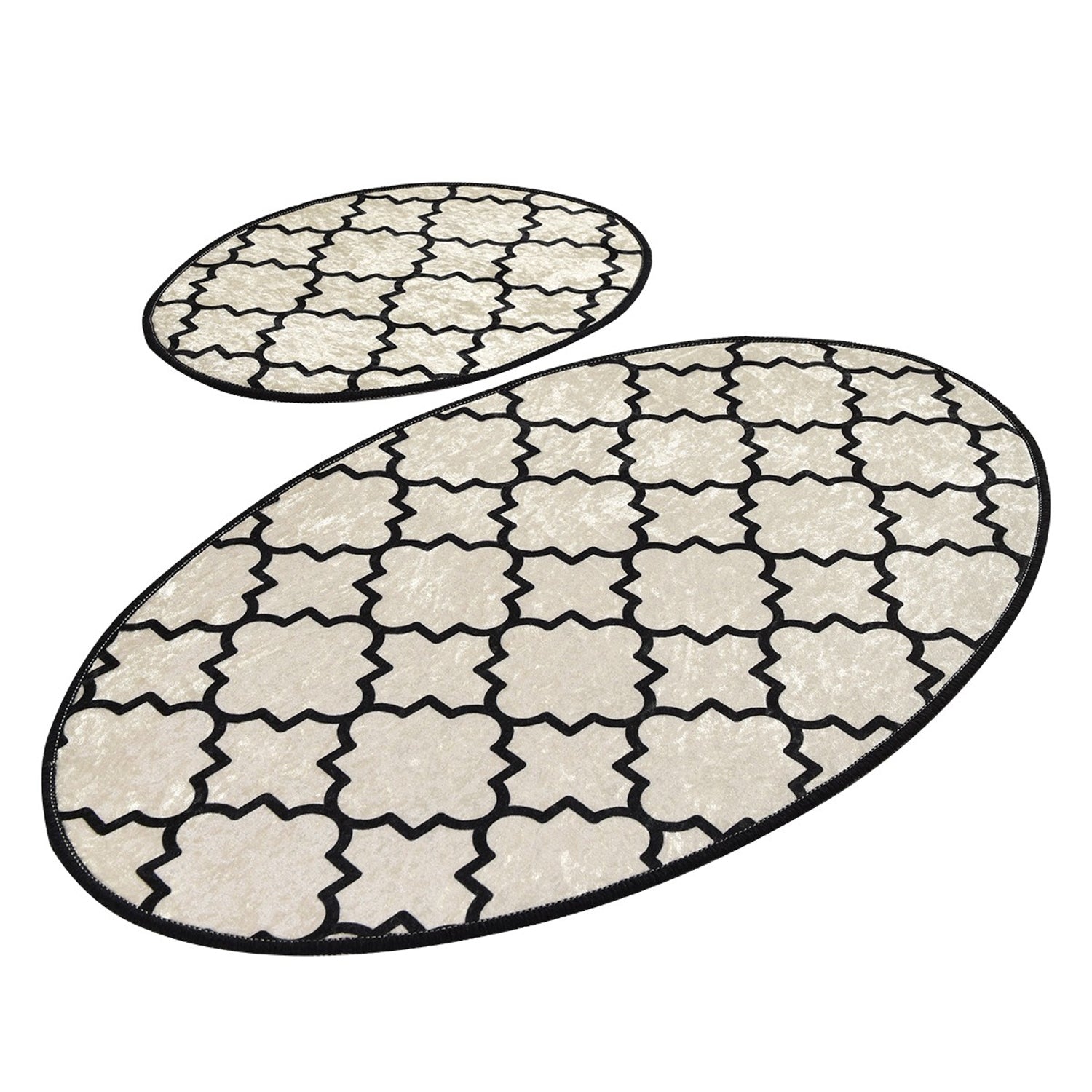 Bathmat Set (2 Pieces) Kupa - White Multicolor 359CHL2390 2