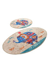 Bathmat Set (2 Pieces) Etnic Multicolor 359CHL2395 2