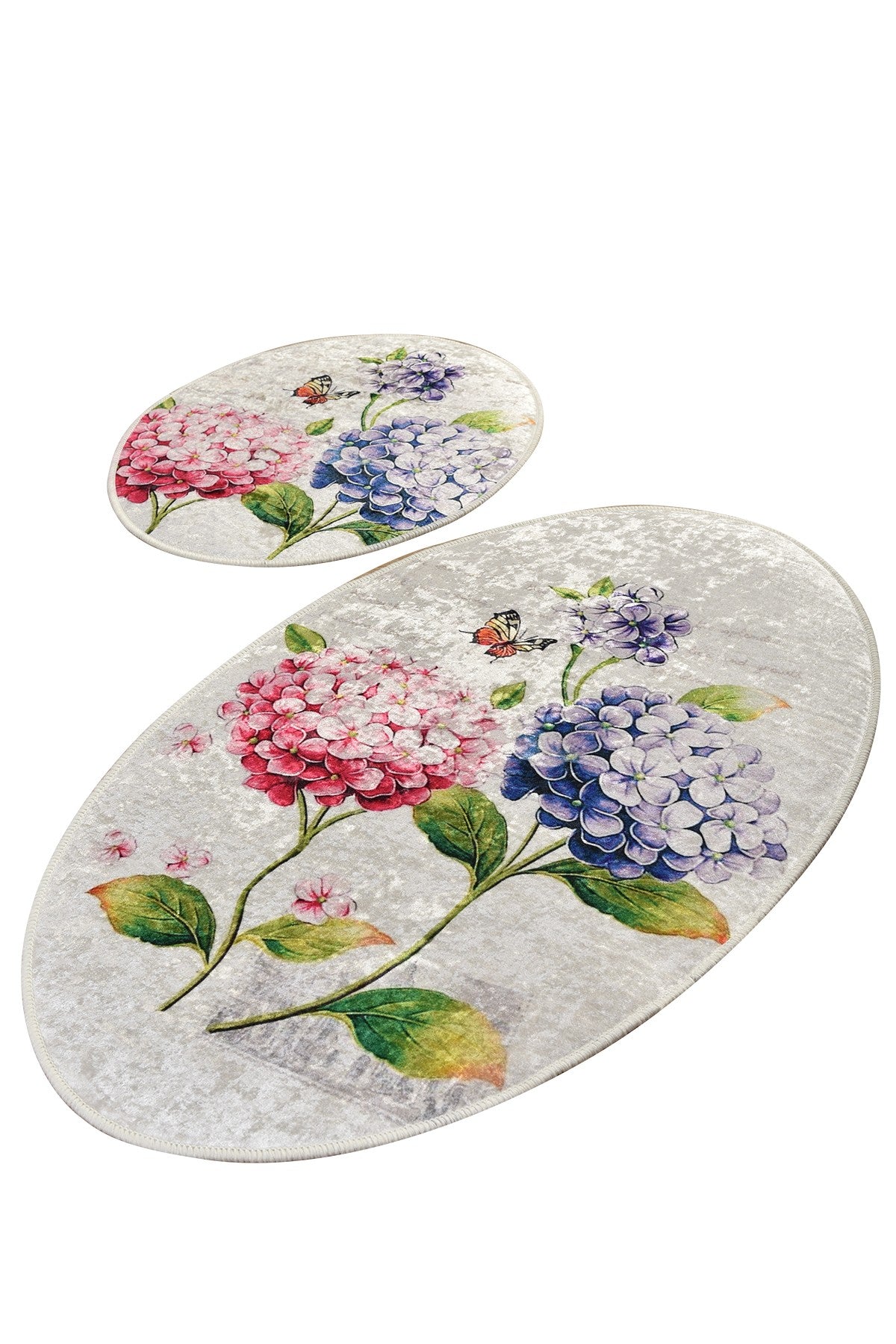 Bathmat Set (2 Pieces) Ortanca Multicolor 359CHL2396 2