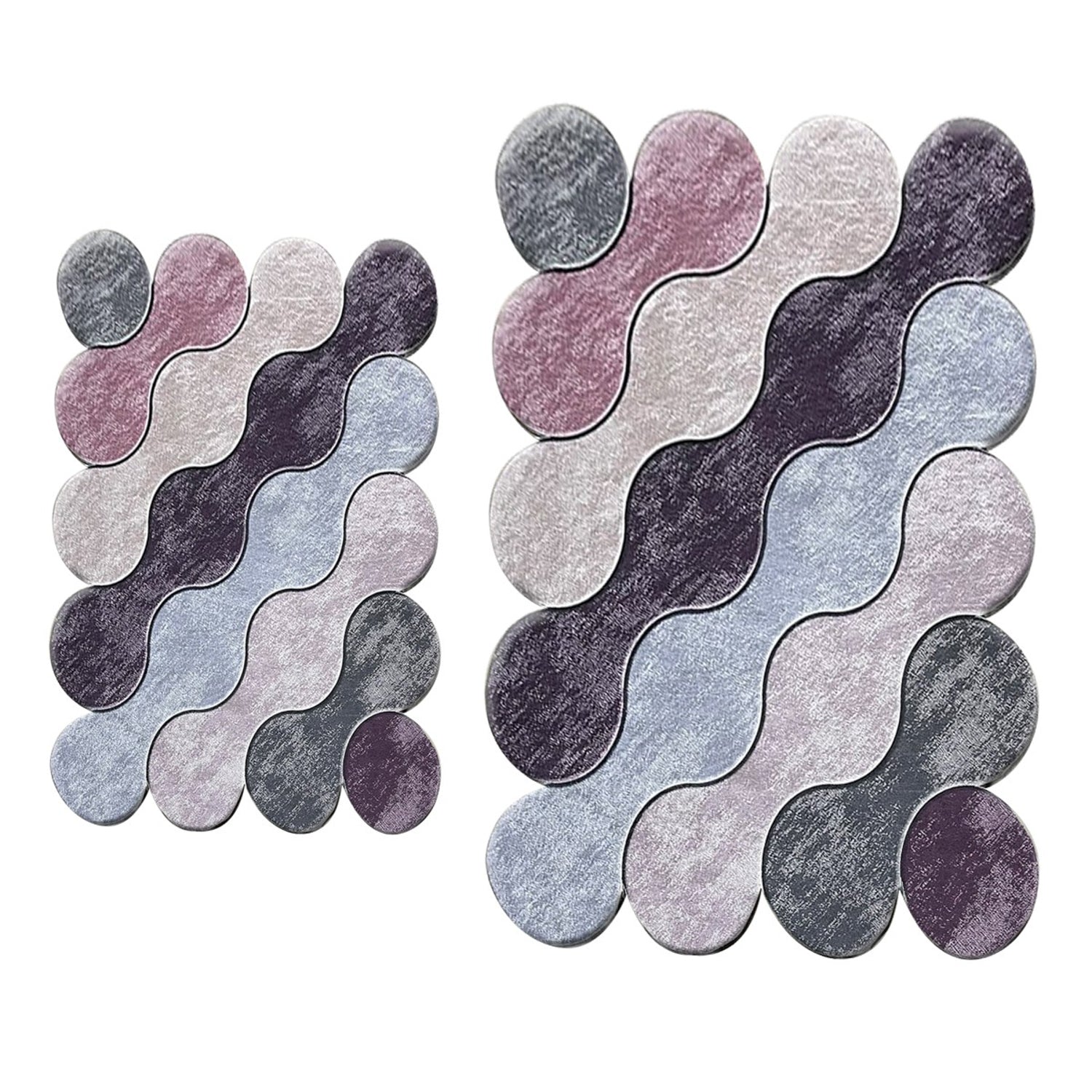 Bathmat Set (2 Pieces) Circle - Purple Purple
Grey
Lilac 359CHL2569 2