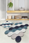 Bathmat Set (2 Pieces) Circle - Blue Blue
Dark Blue
White
Beige 359CHL2571 1