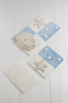 Acrylic Bathmat Set (3 Pieces) Deniz Yildizi v2 - Blue Multicolor 359CHL3139 1