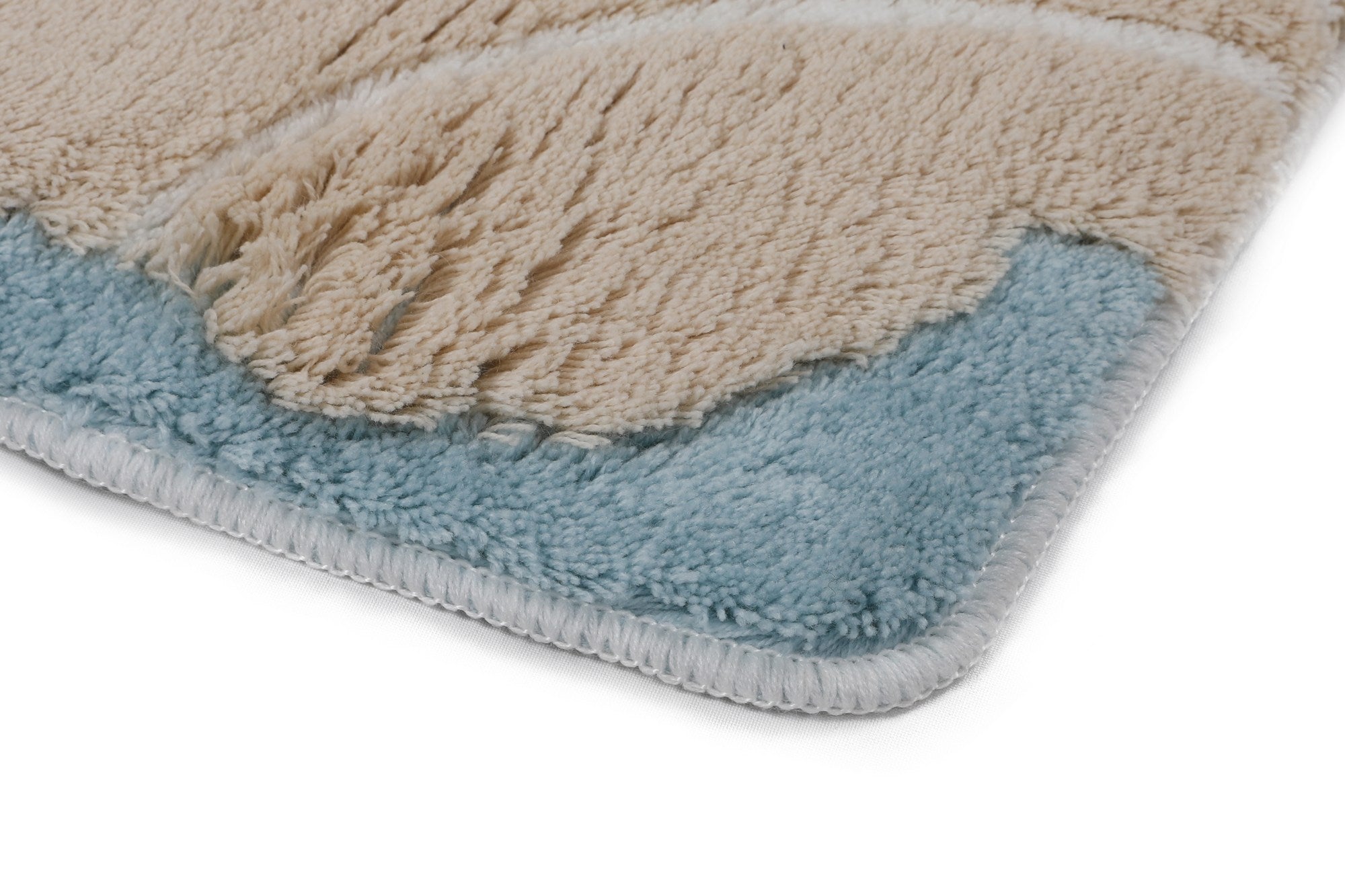 Acrylic Bathmat Set (3 Pieces) Deniz Yildizi v2 - Blue Multicolor 359CHL3139 6