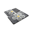 Acrylic Bathmat Set (3 Pieces) Flower - Grey Multicolor 359CHL3161 2