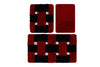 Acrylic Bathmat Set (3 Pieces) Piazza - Red Multicolor 359CHL3205 5