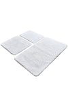 Acrylic Bathmat Set (3 Pieces) Havai - White White 359CHL3223 2