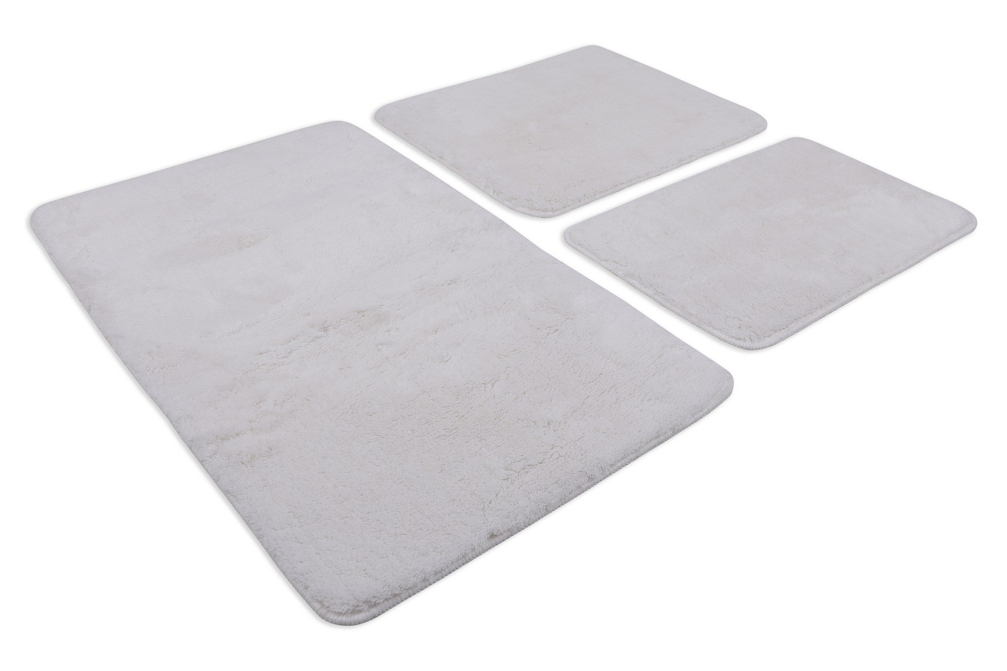 Acrylic Bathmat Set (3 Pieces) Havai - White White 359CHL3223 4