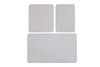 Acrylic Bathmat Set (3 Pieces) Havai - White White 359CHL3223 5