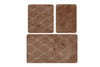 Acrylic Bathmat Set (3 Pieces) Infinity - Caramel Caramel 359CHL3238 4