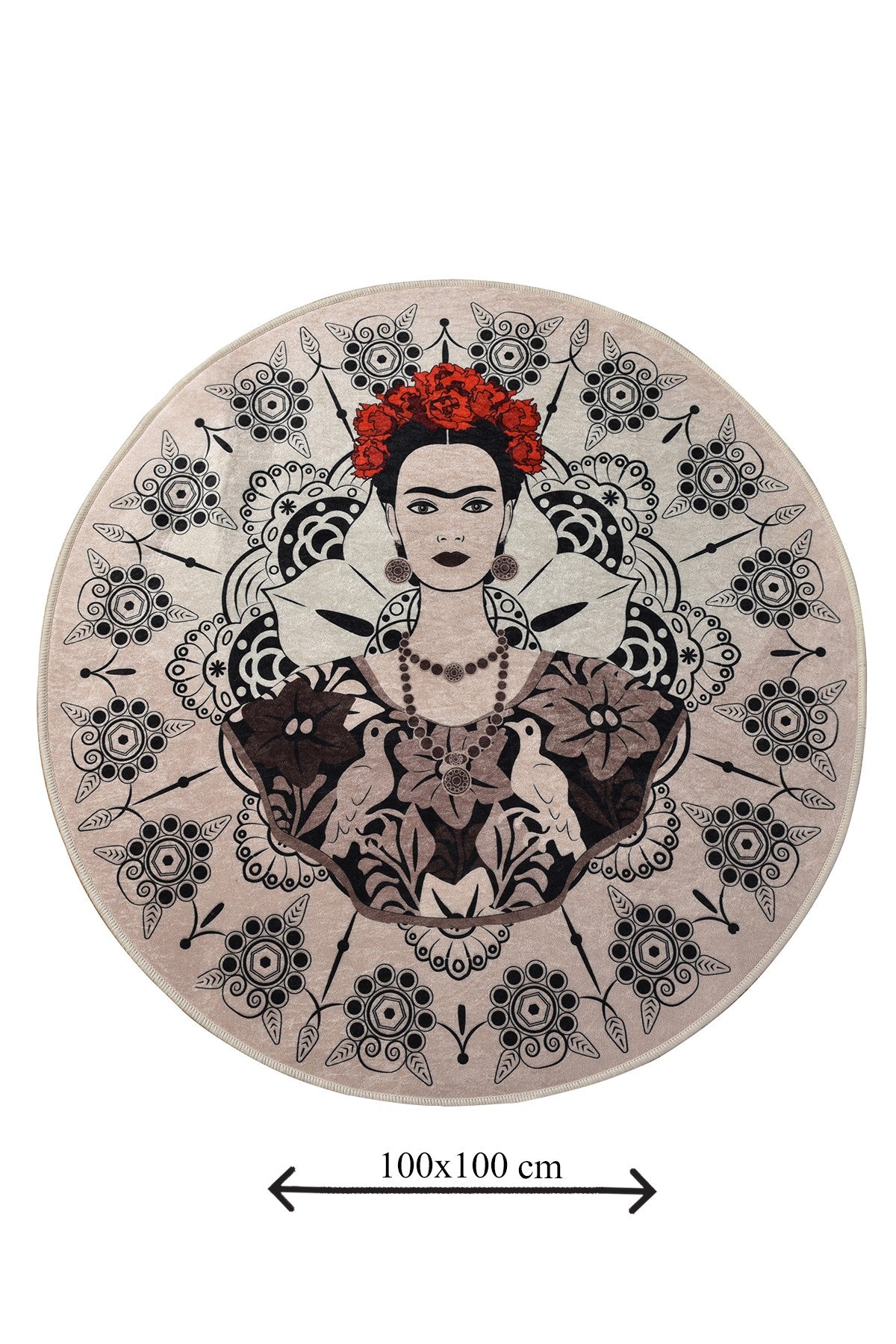 Bathmat Frida Round (100) Multicolor 359CHL4142 3