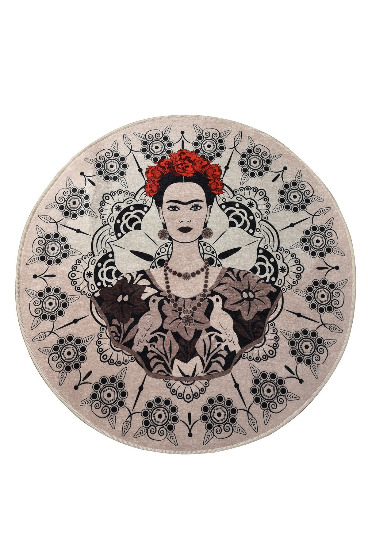 Bathmat Frida Round (140) Multicolor 359CHL4143 2