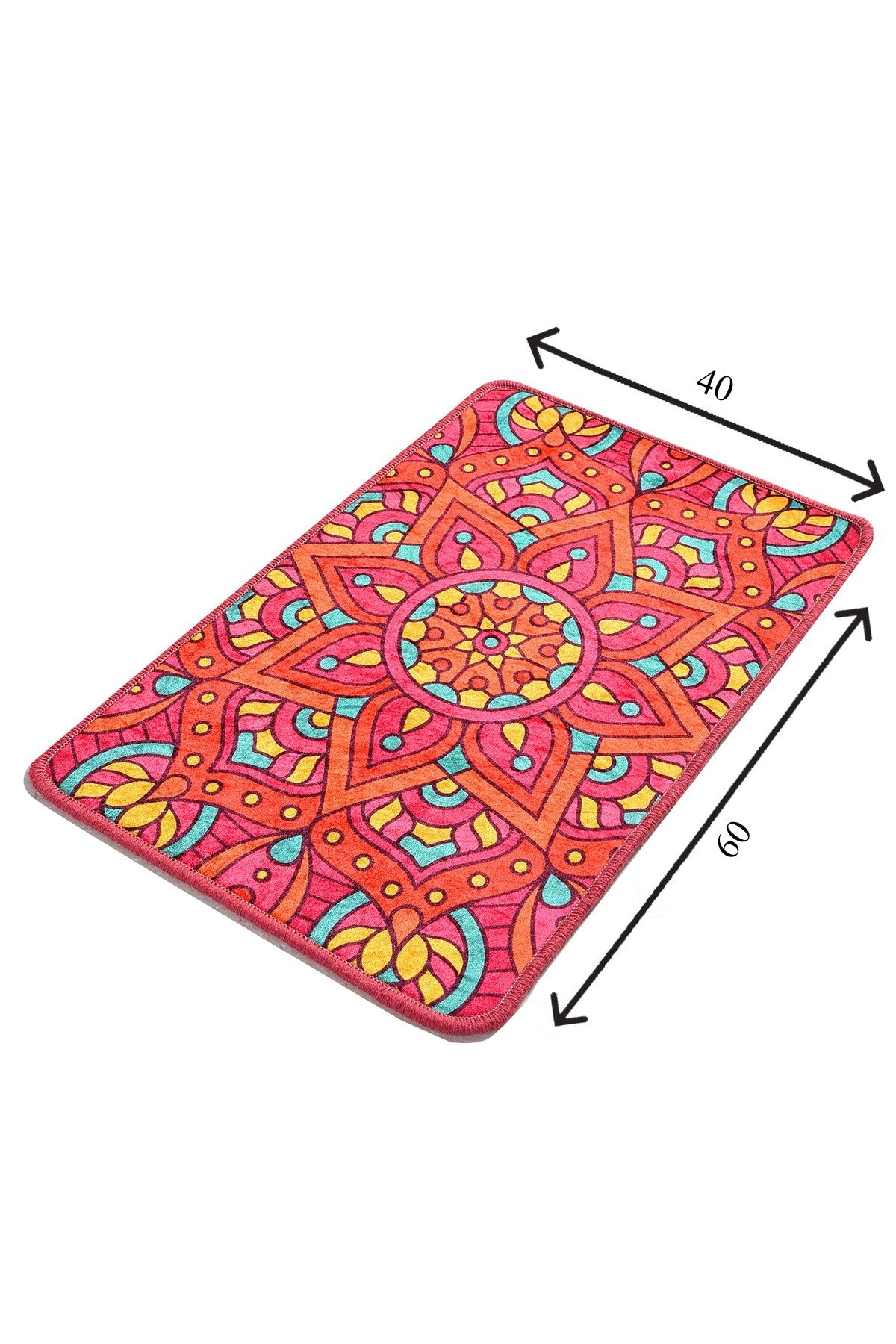 Bathmat Mandal - Multicolor (40 x 60) Multicolor 359CHL4177 3