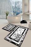 Bathmat Set (2 Pieces) Marmor - Black Black
White 359CHL4377 1