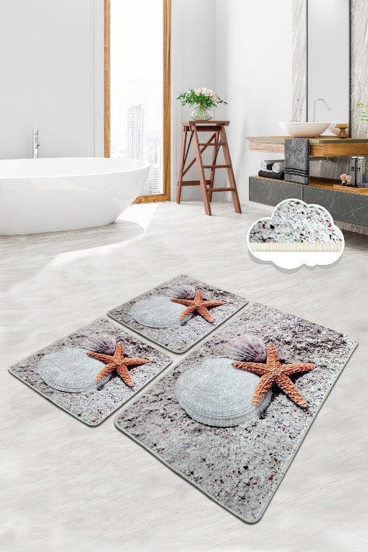 Bathmat Set (3 Pieces) Starfısh Multicolor 359CHL4492 1