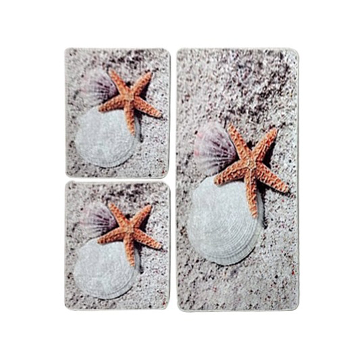 Bathmat Set (3 Pieces) Starfısh Multicolor 359CHL4492 2