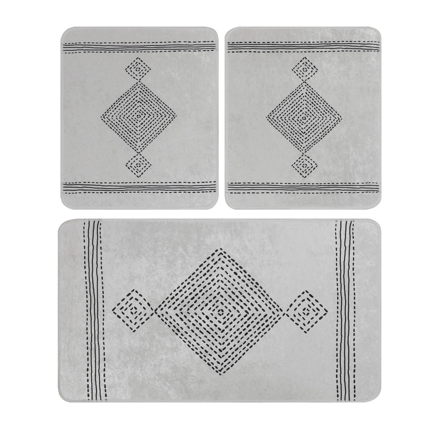 Bathmat Set (3 Pieces) Tatiana Multicolor 359CHL5323 3