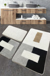 Acrylic Bathmat Set (3 Pieces) Roin Multicolor 359CHL5361 1