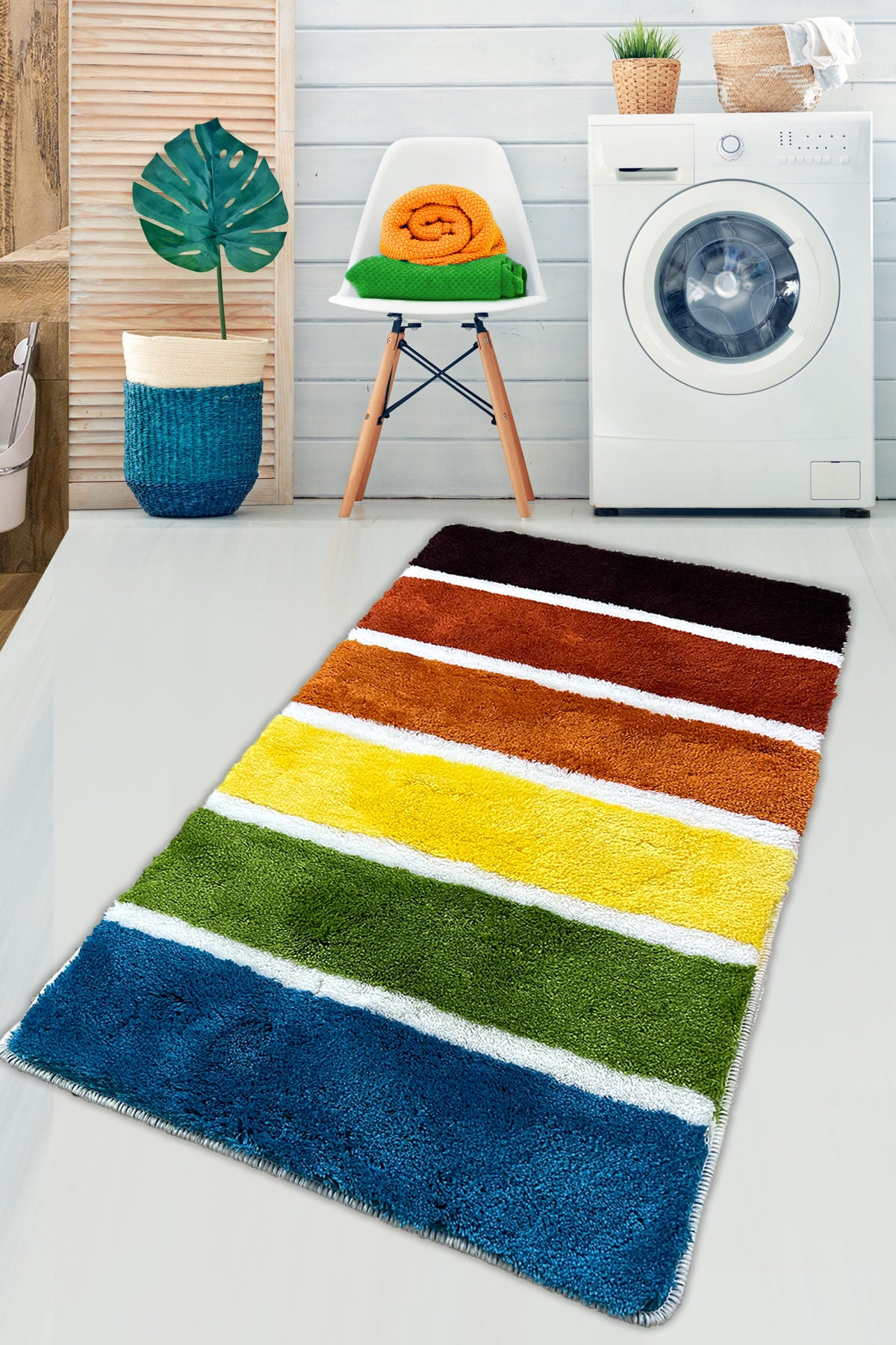 Acrylic Bathmat Orrio Multicolor 359CHL5370 1