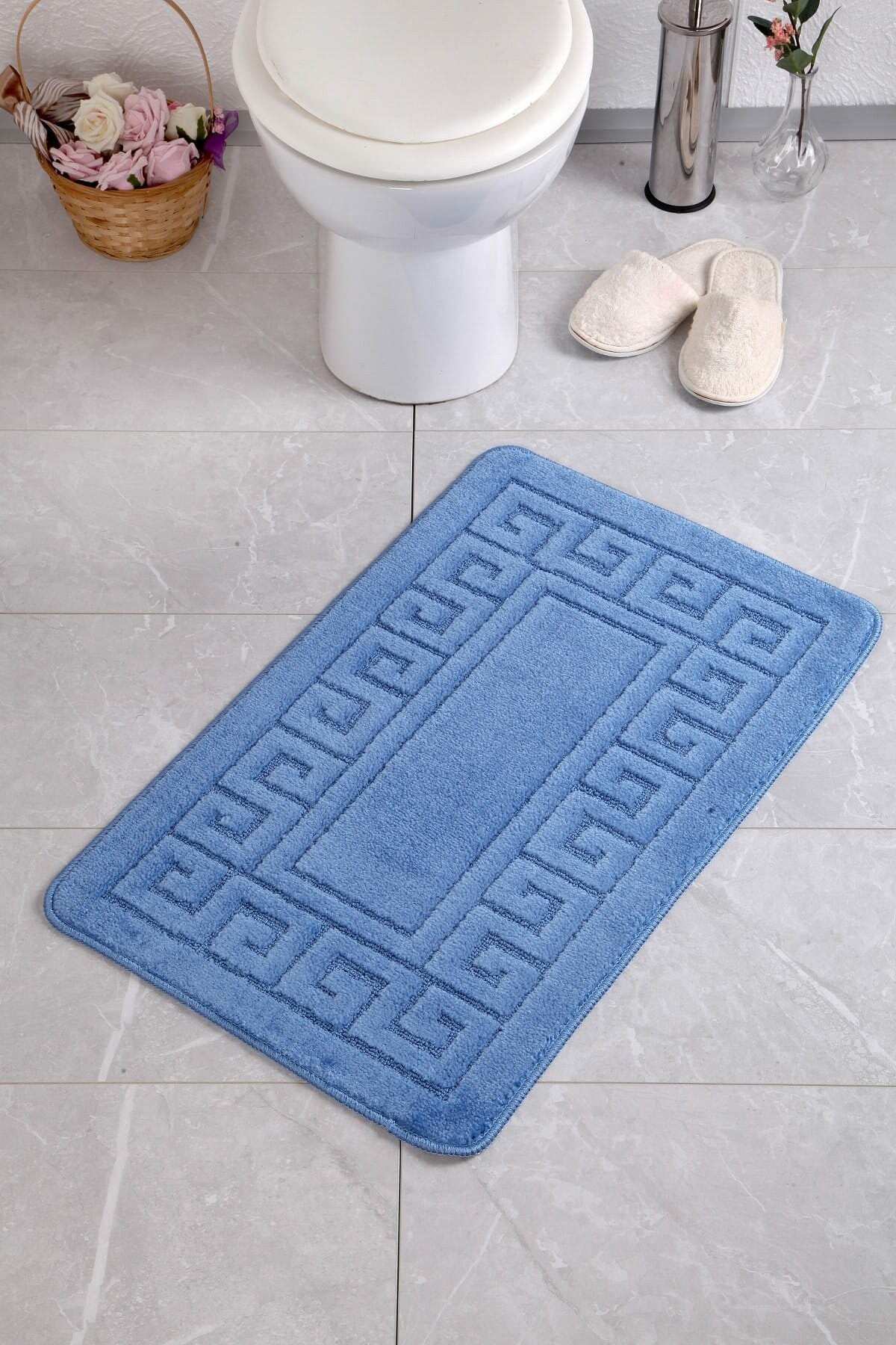 Bathmat Ethnic (50 x 70) - Blue Blue 361CNF1241 1