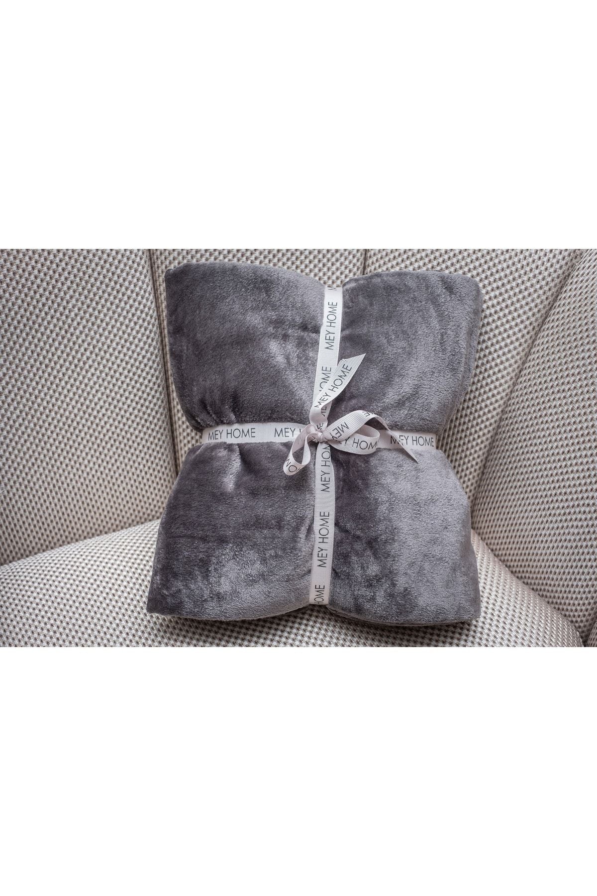 MEYHOME Wellsoft Plush TV Blanket (150x200 Cm) Anthracite 1