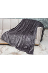 MEYHOME Wellsoft Plush TV Blanket (150x200 Cm) Anthracite 2