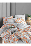 MyStory Home Elastic Sheet Double Duvet Set Naranja 1