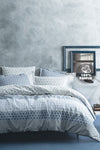 Yataş Malin Double Ranforce Duvet Cover Set - Blue 1