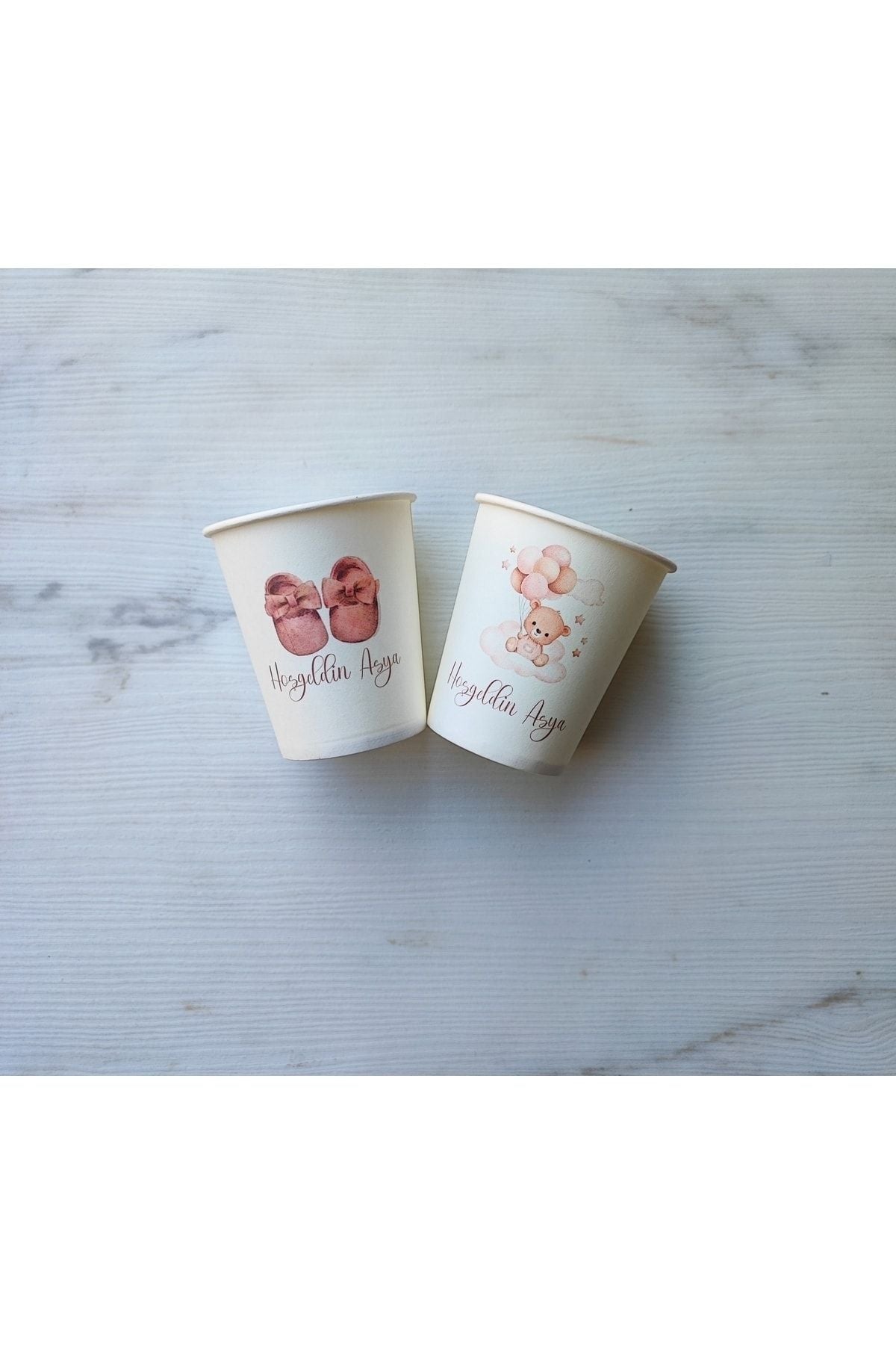 Maycup Printed 7 Oz (200 ML) Paper Cup 50 Pieces 7