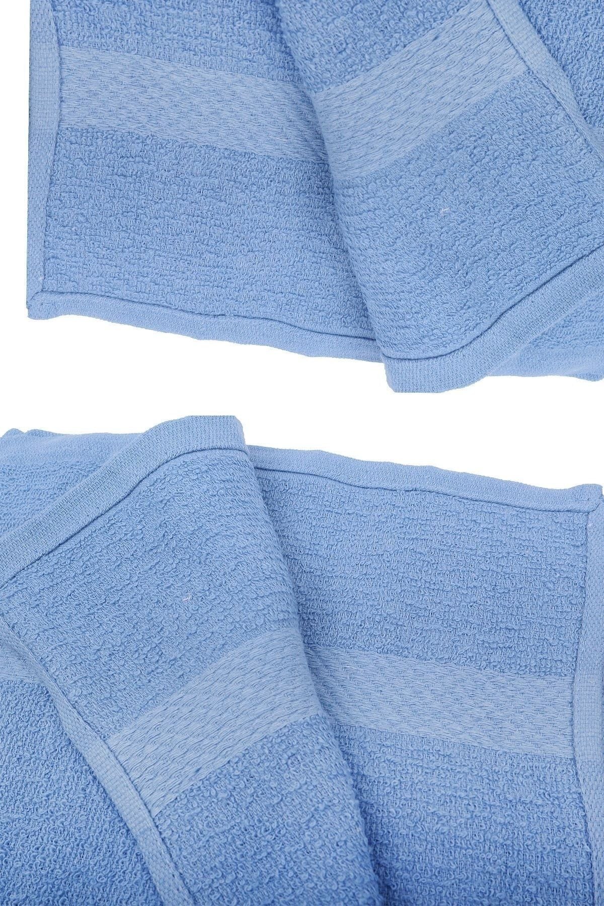 Asker Kolisi 3-Piece Bathroom, Hand Face And Shaving Beard Towel - Blue Towel Set - Towel 2