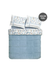 Puffy Leora Double Bed Triola Set - Indigo 4