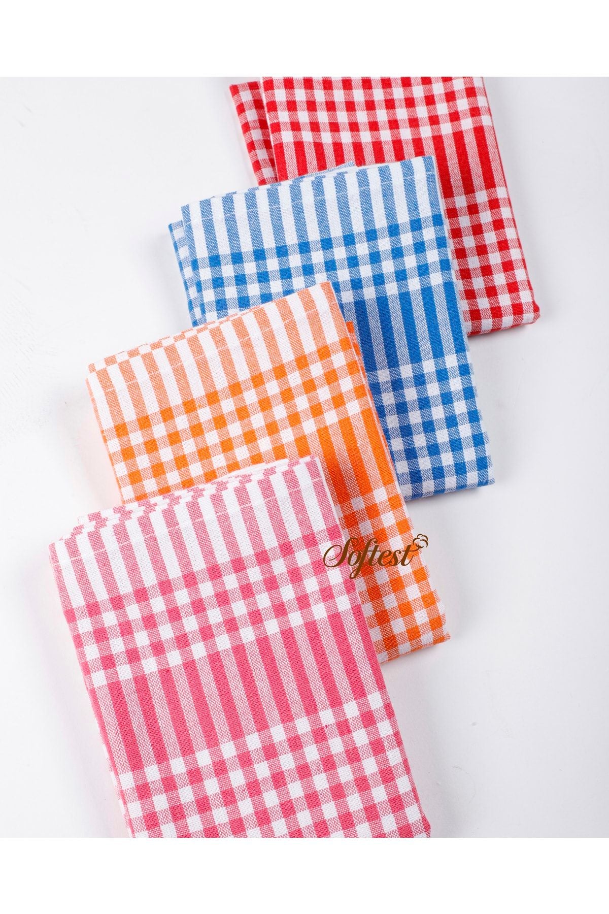 Softest 8 Pieces 8 Colors 50x70 Kitchen Towel, Dish Drying Cloth, Napkin, Serving Napkin 2