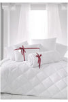 AYHOME Double Bed Duvet Pillow Set 2 Pieces Pillow Silicone Duvet White Microfiber Antiallergic 1