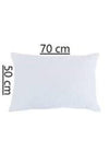 AYHOME Double Bed Duvet Pillow Set 2 Pieces Pillow Silicone Duvet White Microfiber Antiallergic 7