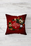 On The Clouds Noel Baba Christmas Cushion Cover Set (4 Pieces) 3