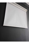 BUUT Double Mechanism Grey Stripe Pattern Tulle, White Polyester Roller Blind 6