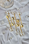 Genel Markalar 6 Piece Butterfly Model Tea Spoon White 1