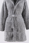 Znp Home Plain Hooded Unisex Wellsoft Plush Bathrobe 3