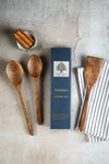 Demy Craft Walnut Handmade Wooden Spoon And Spatula Set 30 Cm 1