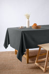 Wellstil Premium Linen Grey Tablecloth 1