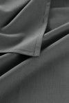 Wellstil Premium Linen Grey Tablecloth 4