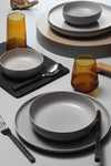 Kütahya Porselen Moderna 18 Piece 6 Person Dinner Set Gray 1