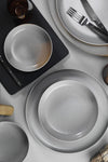 Kütahya Porselen Moderna 18 Piece 6 Person Dinner Set Gray 2