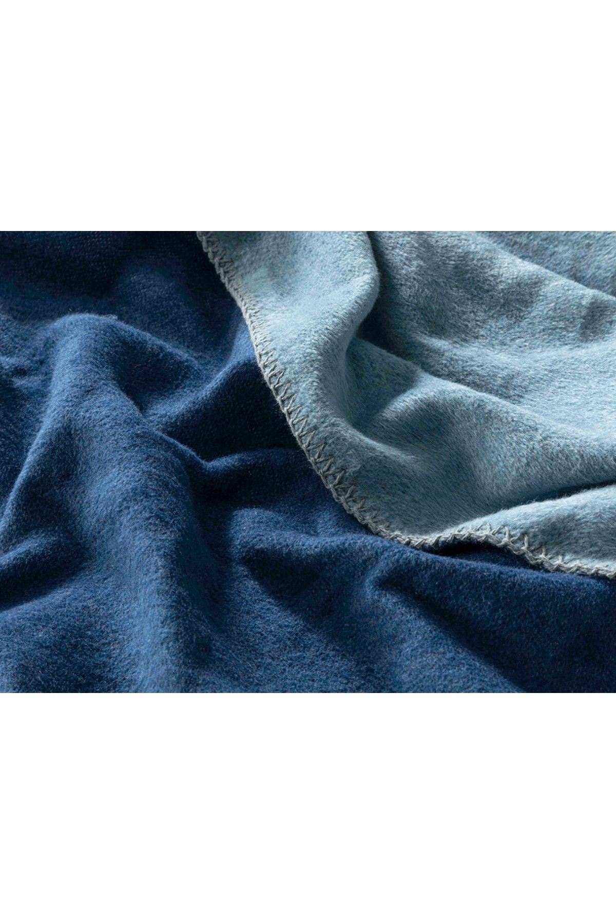 English Home Plain Blanket For Single Person 150x200 Cm Blue-Navy 4