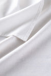 Wellstil Premium Linen White Tablecloth 4