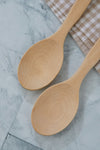 FBZhome 2-Piece Wooden Dining Spoon Set 2