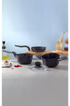 Fecra Starry 4 Piece Mini Granite Cookware Set 1