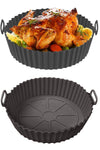 ARNILLO Airfryer Silicone Baking Tray - Air Fryer Tray - Airfryer Accessory - Compatible with All Airfryers 2