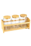 Bambum Bench - 4 Piece Spice Rack Set Small 4