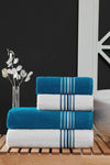 MODALİN 50x90 + 70x140 Cm Elvin 4-Piece Bathroom Towel Set 1