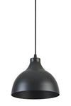 Modavize Vega Modern Design Cafe Kitchen Living Room Black Single Pendant Lamp (20CM Diameter) 1